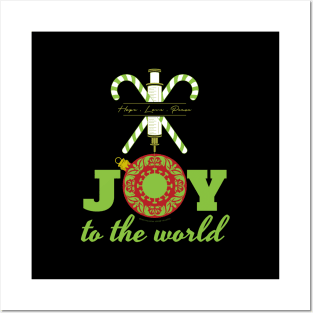 Joy to the world. Green. Posters and Art